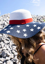 Load image into Gallery viewer, American girl sun hat
