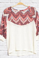 Chevron Breathable Top